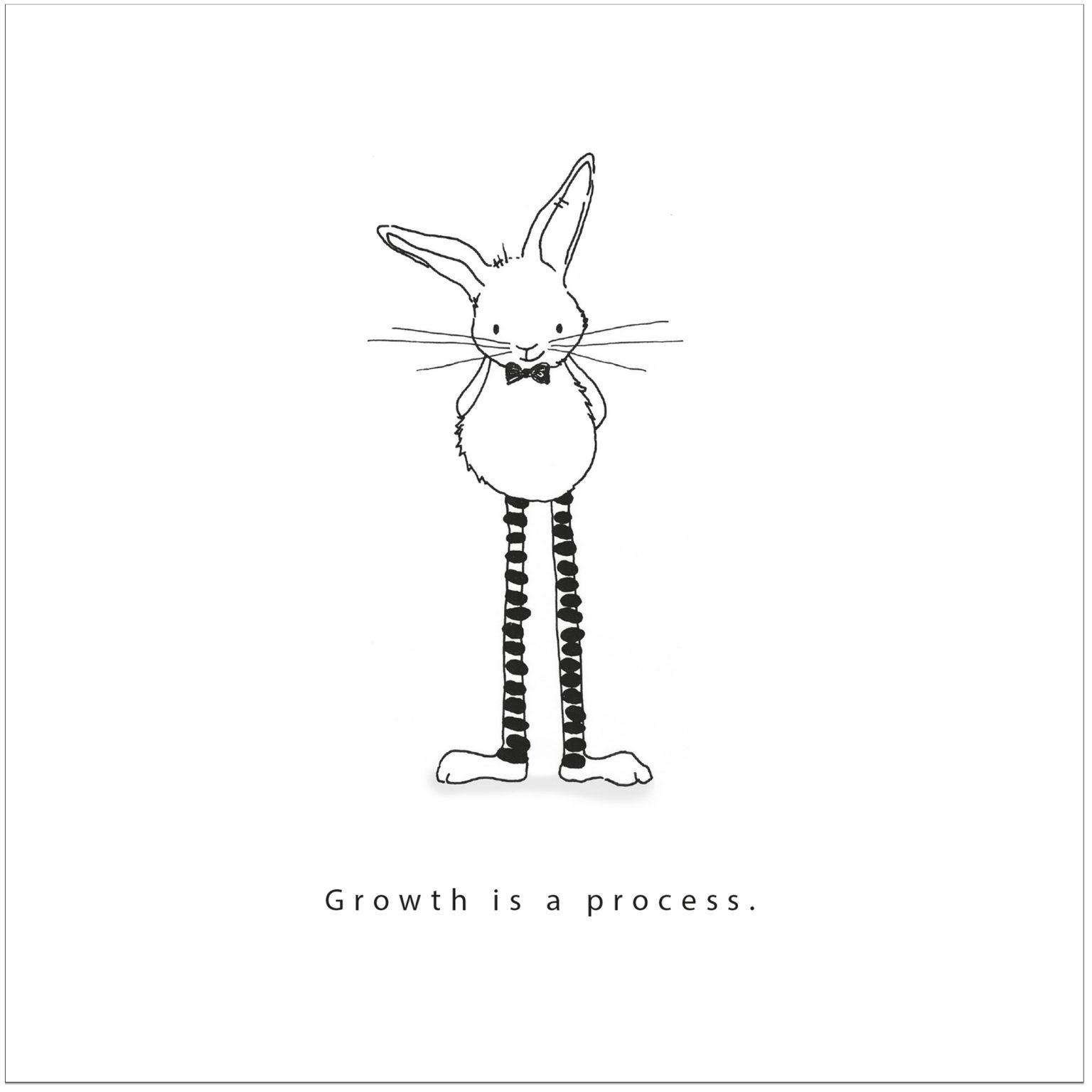 Growth is a process.