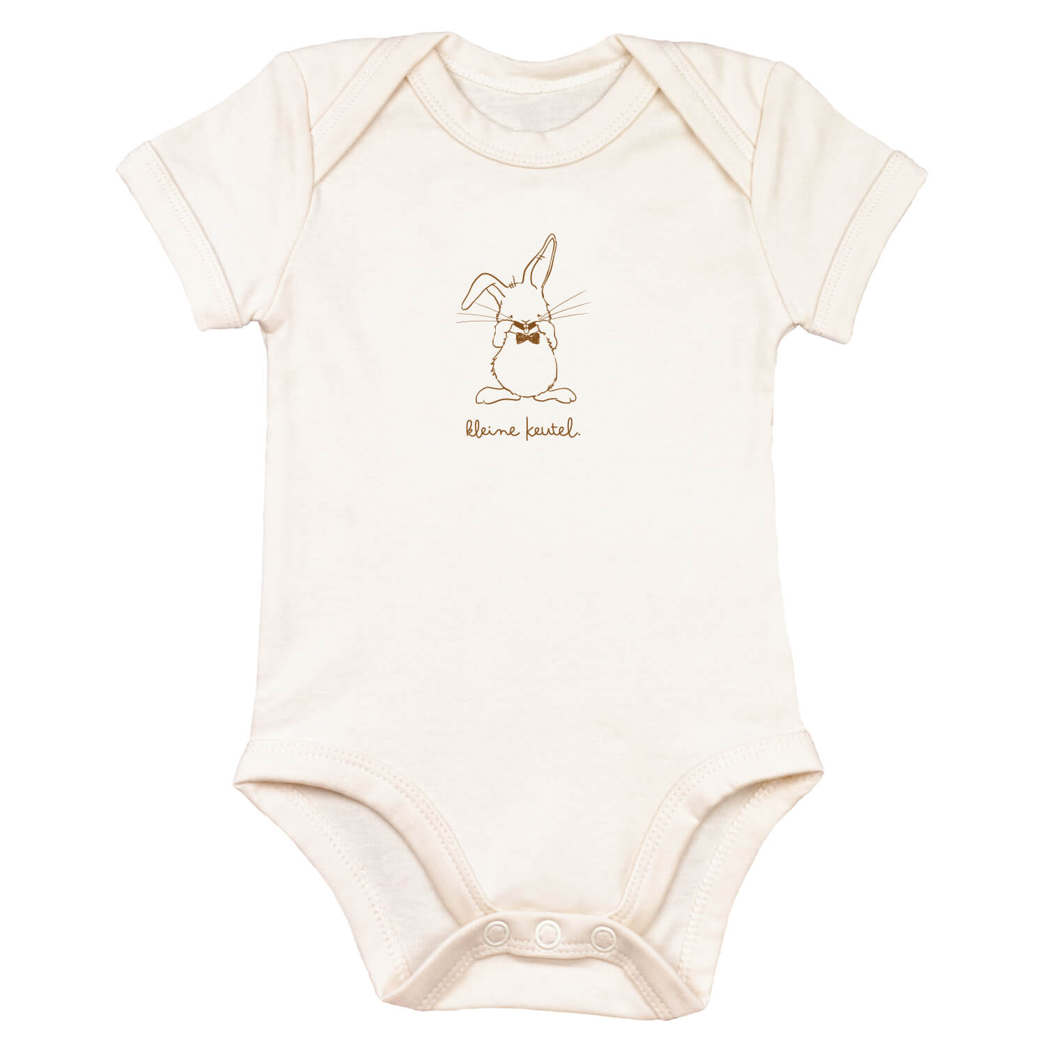 Romper korte mouw 'Kleine Keutel' - caramel