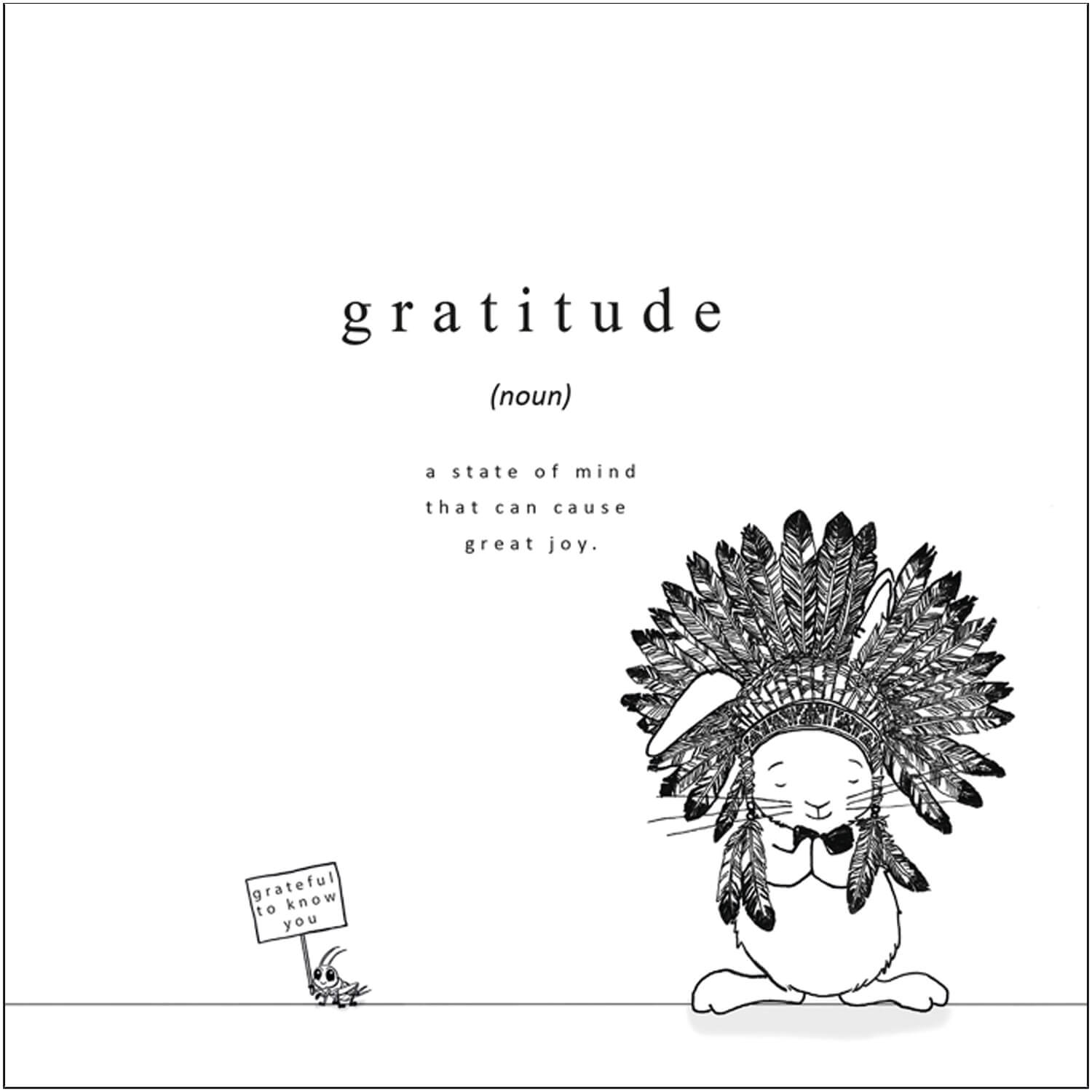 Bedank-kaart 'Gratitude'